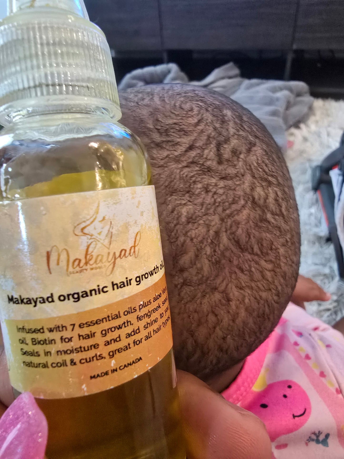 Makayad organic hair growth oil