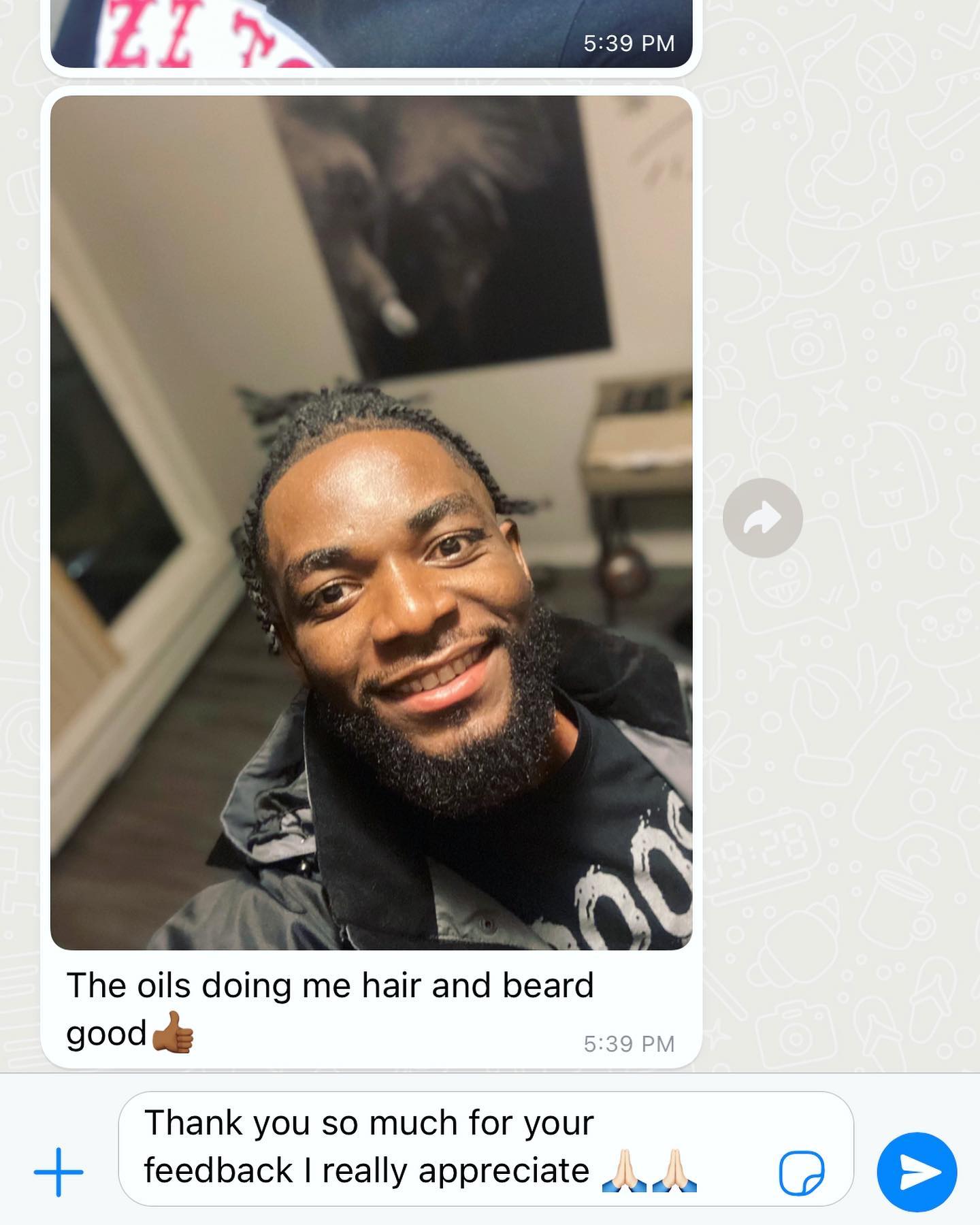 Makayad organic hair growth oil