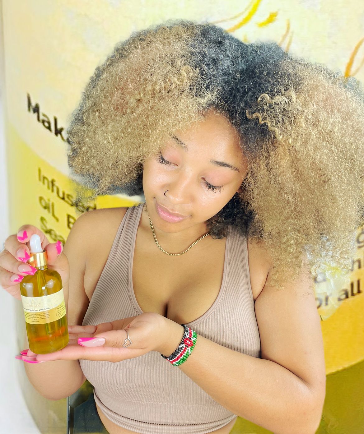 Makayad organic hair growth oil
